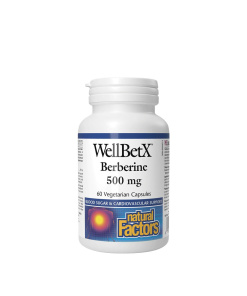 Natural Factors WellBetX Berberine 500 mg (60 Capsules)