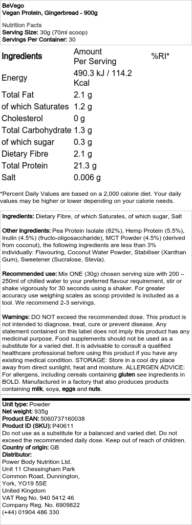 BeVego - Vegan Protein - immagine 2