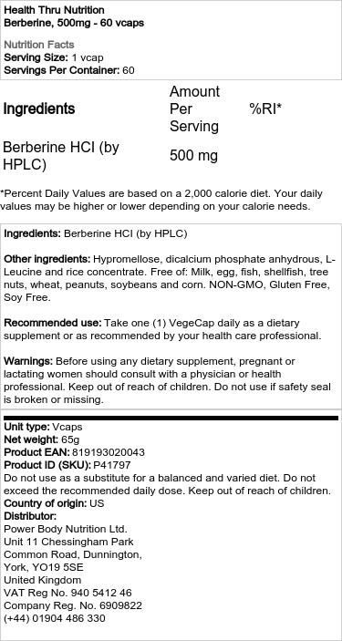 500mg - 120 kapsler