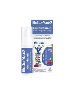 Spray oral multivitamínico diário para crianças