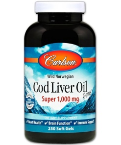 Wild Norwegian Cod Liver Oil Gems