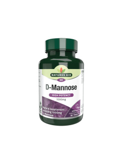 Natures Aid D-Mannose 1000 mg (60 Tablets)
