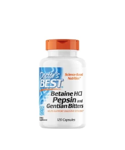 Betain-HCl, Pepsin und Enzianbitter – 120 Kapseln