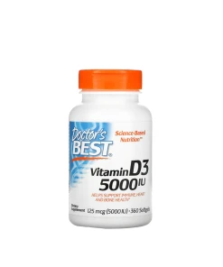 Doctor's Best - Vitamine D3 5000 IE (360 softgels)