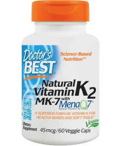 Natural Vitamin K2 MK7 with MenaQ7