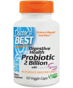 Digestive Health Probiotic 2 Billion with LactoSpore - 60 vcaps