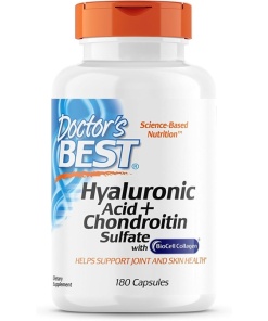 Hyaluronic Acid + Chondroitin Sulfate with BioCell Collagen - 180 caps