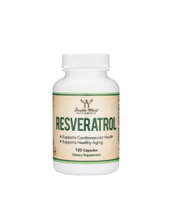 Double Wood Supplements Resveratrol (120 Capsules)