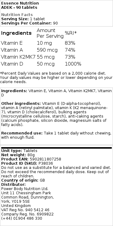 Essence Nutrition - Adek - Image 2
