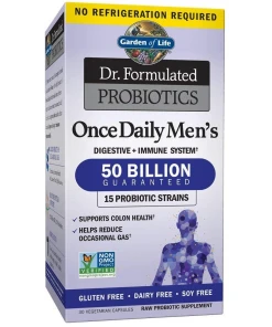 Dr. Formulated Probiotica, eenmaal daags voor mannen – 30 vcaps