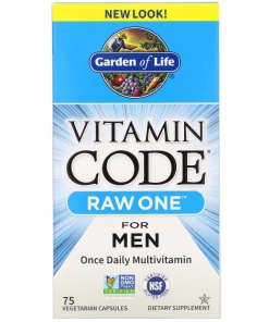 Vitamin Code RAW ONE para Homens - 75 cápsulas vegetais
