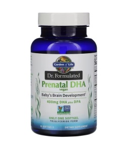 Dr. Formulated Vegan Prenatal DHA - 30 softgels