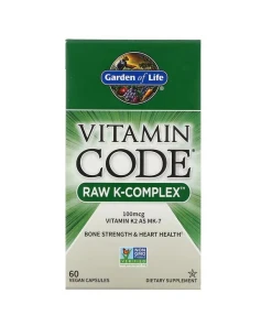 Vitamin Code Raw K-Complex - 60 cápsulas veganas