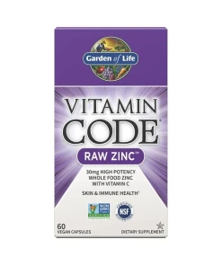 Vitamin Code Raw Zinc - 60 vegan caps