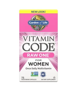 Vitamin Code RAW ONE para Mulheres - 75 cápsulas vegetais