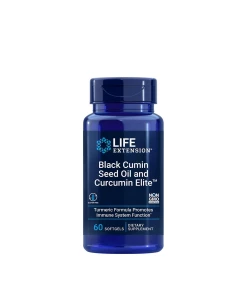 Schwarzkümmelöl und Curcumin Elite-Kurkuma-Extrakt – 60 Softgels