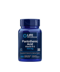 Life Extension - Pantothenic Acid 500 mg (100 Veg Capsules)