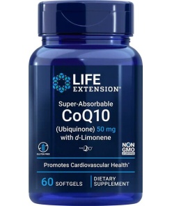 Super-Absorbable CoQ10 (Ubiquinone) with d-Limonene