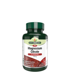 Natures Aid Magnesium Citrate (60 Capsules)