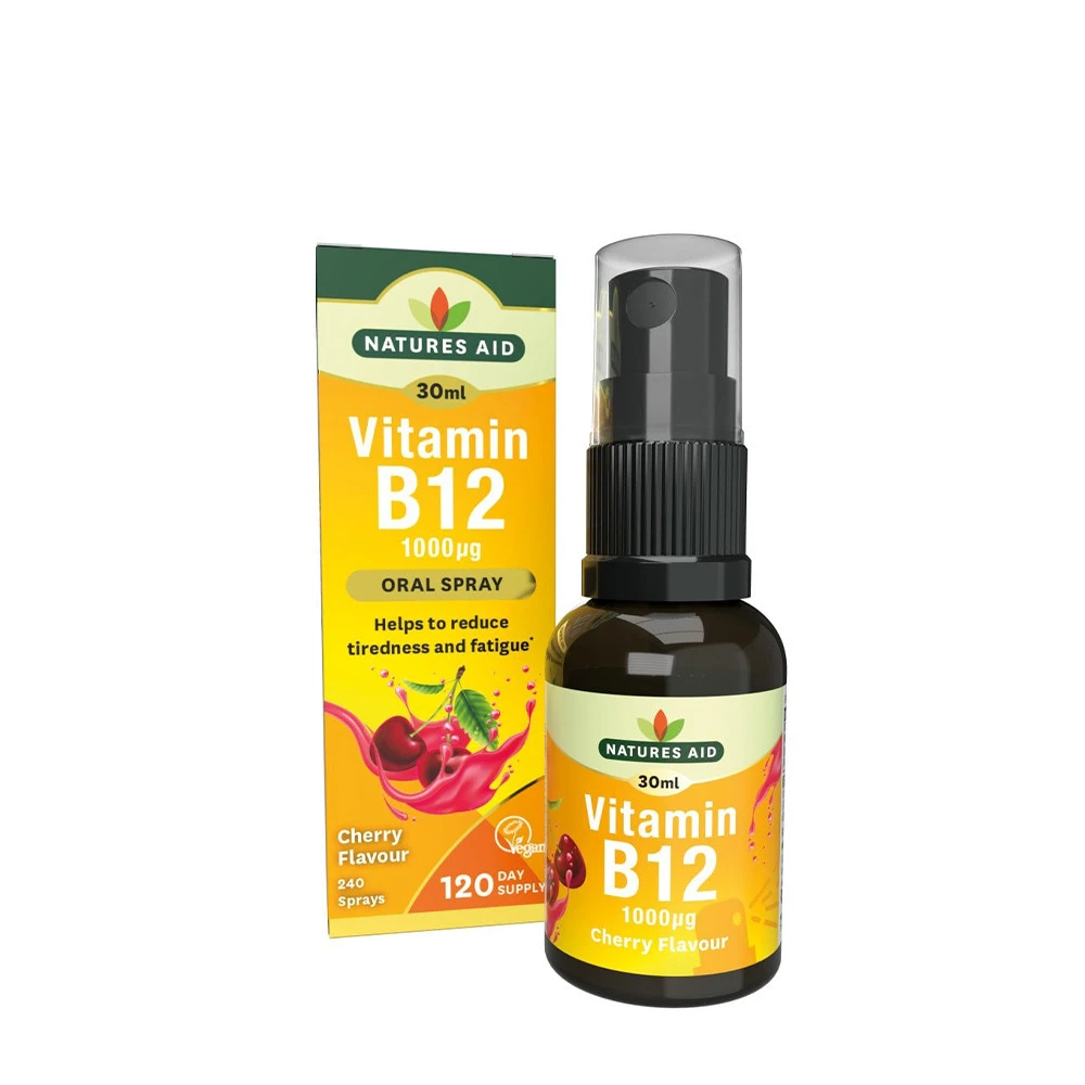 Natures Aid Vitamin B12 Daily Oral Spray (30 ml