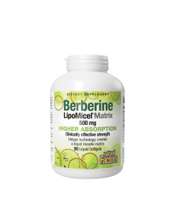 Natural Factors Berberine LipoMicel Matrix - 500 mg Berberine (90 Softgels)
