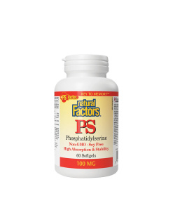 Natural Factors PS PHOSPHATIDYLSERINE 100 MG  (60 Softgels)
