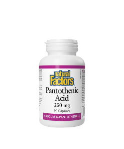 Natural Factors Panthothenic Acid 250 mg (90 Capsules)