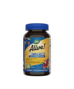 Nature's Way - Alive!® Men’s 50+ Gummy Multivitamin (60 Gummies)