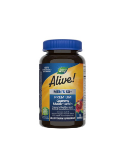 Nature's Way - Alive!® Premium Men’s 50+ Gummy Multivitamin (75 Gummies