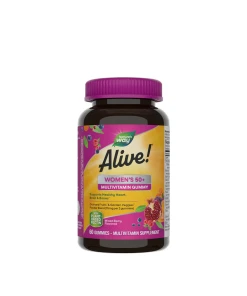 Nature's Way – Alive!® Multivitamin i geléform för kvinnor över 50 (60 geléer)