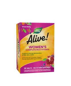 Nature's Way – Alive!® Komplett multivitamin för kvinnor (50 tabletter)