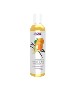 Now Foods – Massageöl mit Vanille- und Zitrusduft (237 ml)