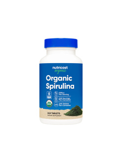 Nutricost - Organic Spirulina  (240 Tablets)