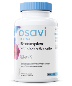 B-Complex with Choline & Inositol - 120 vegan caps