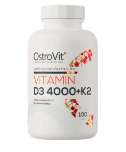 Vitamin D3 4000 + K2 - 100 tablets