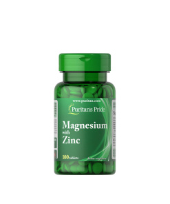 Puritan's Pride Magnesium With Zinc (100 Tablets)