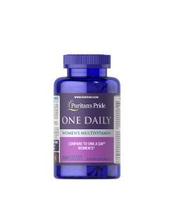 Puritan's Pride One Daily Women's Multivitamin with Zinc (100 Caplets)