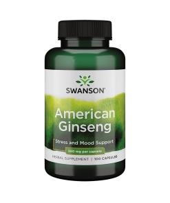 SWANSON American Ginseng 550mg 100kaps