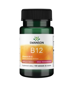 SWANSON Witamina B-12 1000mcg 100 do ssania