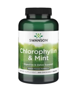 Chlorophyllin & Mint - 500 chewable tablets