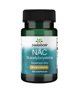 SWANSON NAC (N-acetylocysteina) 150mg 100caps
