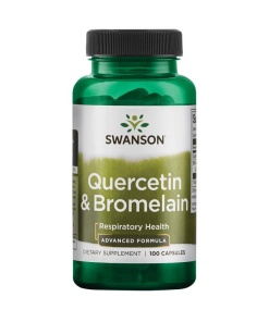 SWANSON Kwercetyna i Bromelina 100 kaps