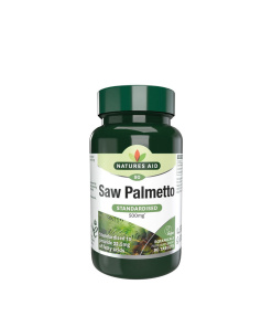 Natures Aid Saw Palmetto Standardised 500 mg (90 Tablets)