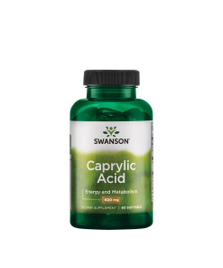 Swanson Caprylic Acid 600 MG (60 Softgels)