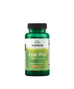 Swanson Epic Pro 25-Strain Probiotic 30 BILLION CFU (30 Veg Capsules)