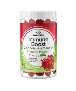 SWANSON Immune Boost smak winiowy 60 gumisiów