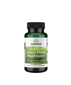 Swanson Lion's Mane Mushroom (60 Capsules)