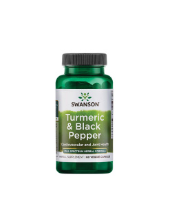 Swanson Turmenic & Black Pepper (60 Capsules)