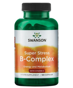 Super Stress B-Complex with Vitamin C - 100 caps