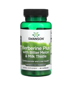 Berberine Plus with Bitter Melon & Milk Thistle - 60 caps